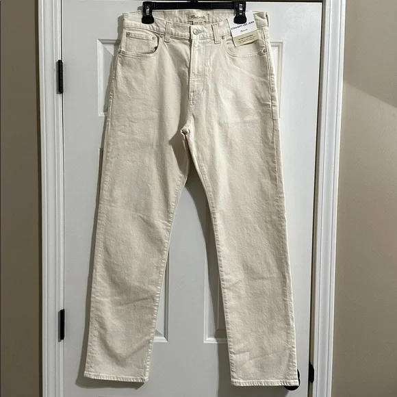 Madewell The 1991 Straight-Leg Jean in Ecru Wash (32x32) - Picture 5 of 10